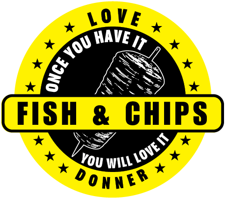 Love Donner & Fish & Chips Logo